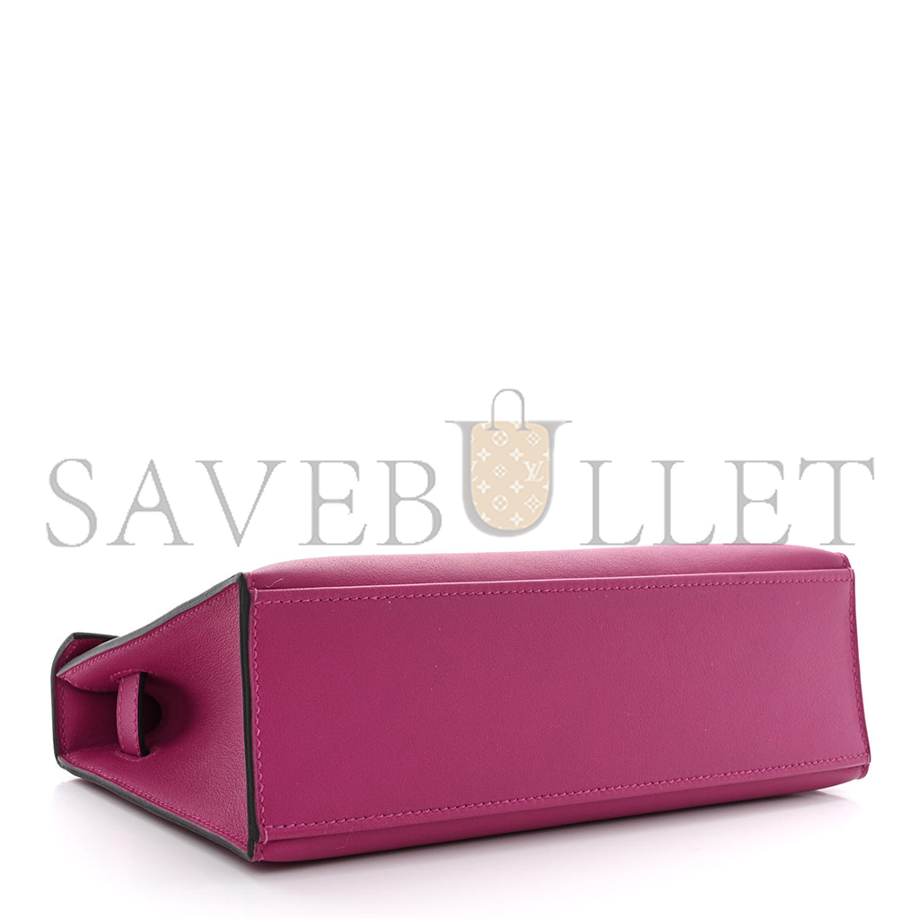 H**mes master swift kelly pochette clutch rose pourpre (22*14*7cm)